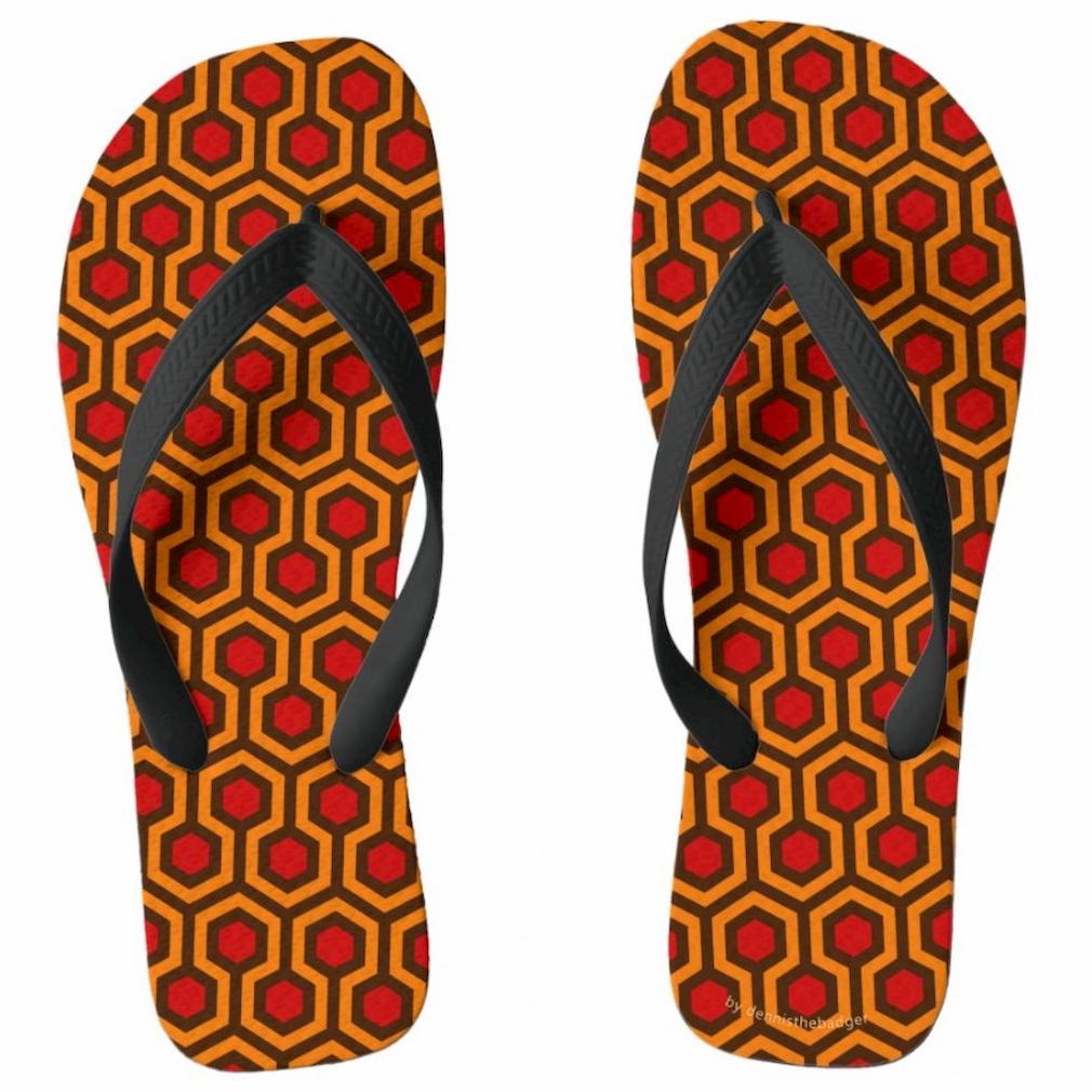 Room 237 Orange Red Brown | Retro 1970s Abstract Pattern ...